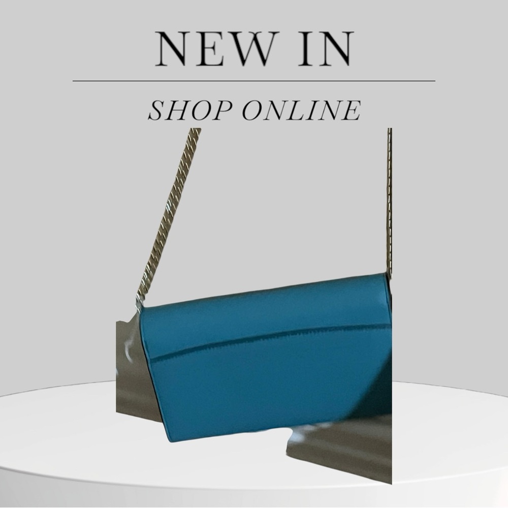 Kate Spade Elegant Blue Chain Strap Bag like new - Picture 6 of 8